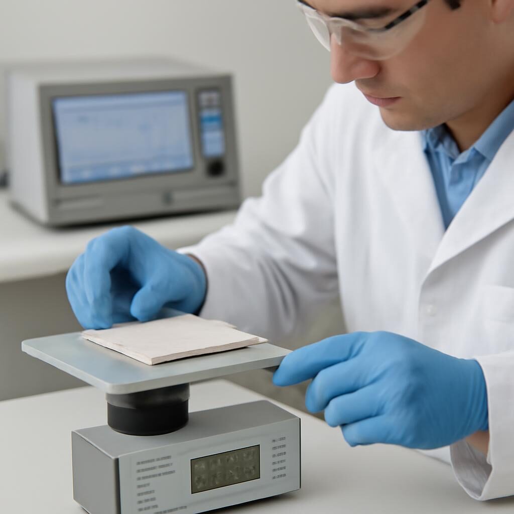 Test de résistance thermique d'un isolant mince en laboratoire de certification ACERMI