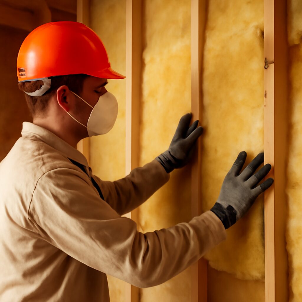 Laine de verre pour l'isolation thermique des combles aménageables