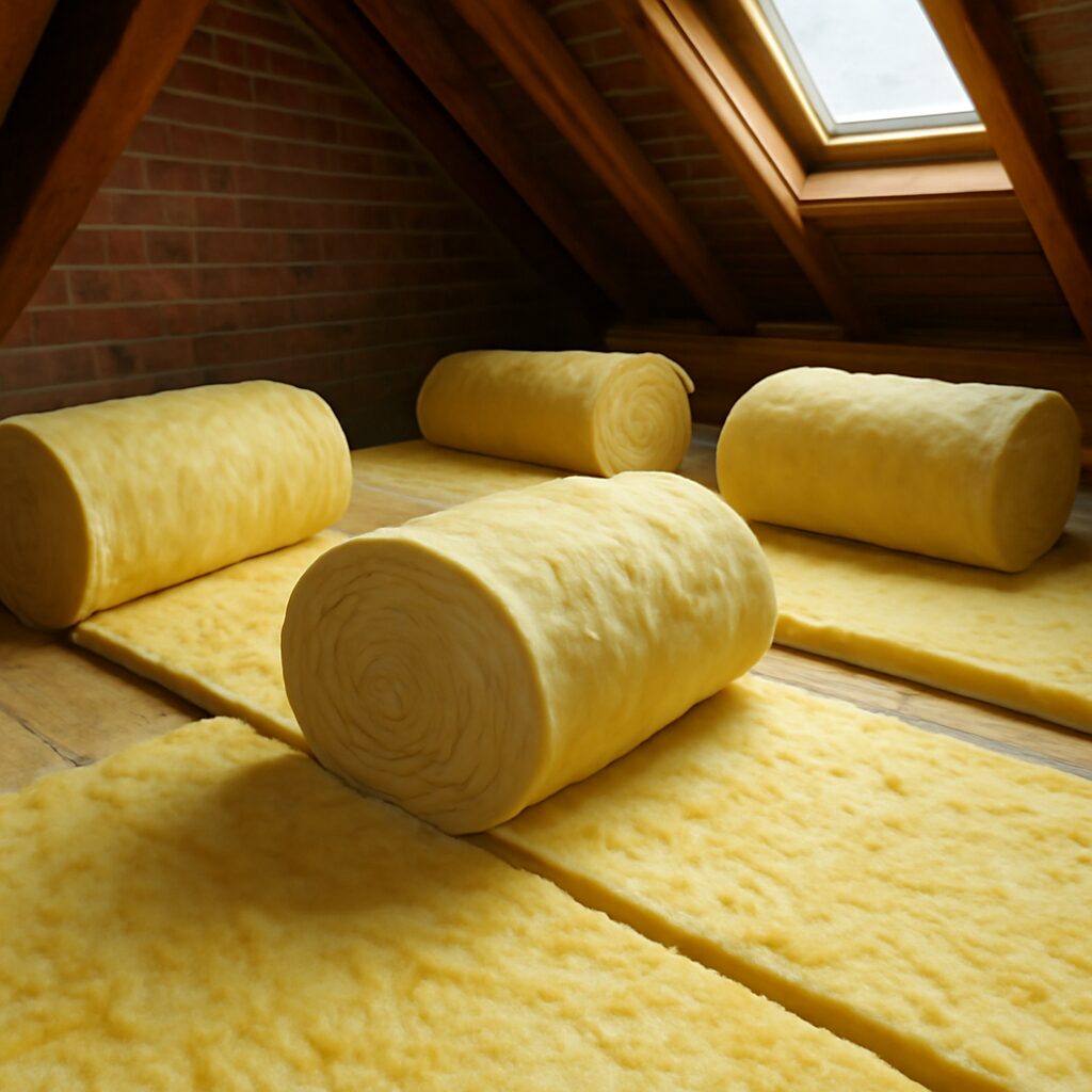 Laine de verre pour l'isolation thermique des combles aménageables