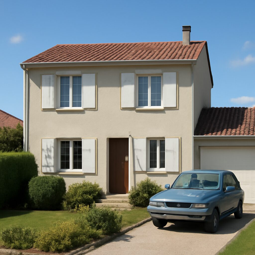 Maison de style traditionnel français — le DPE est obligatoire pour toute vente ou location