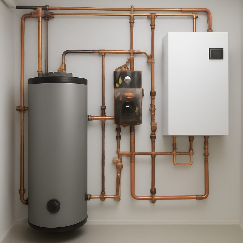 Module hydraulique pompe à chaleur — installation intérieure