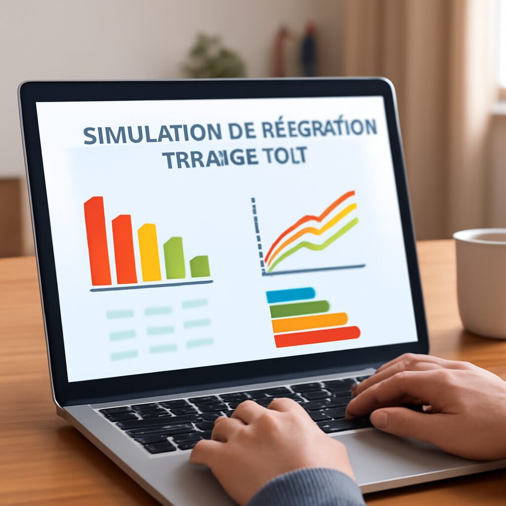 Utilisation d'un simulateur DPE en ligne sur ordinateur