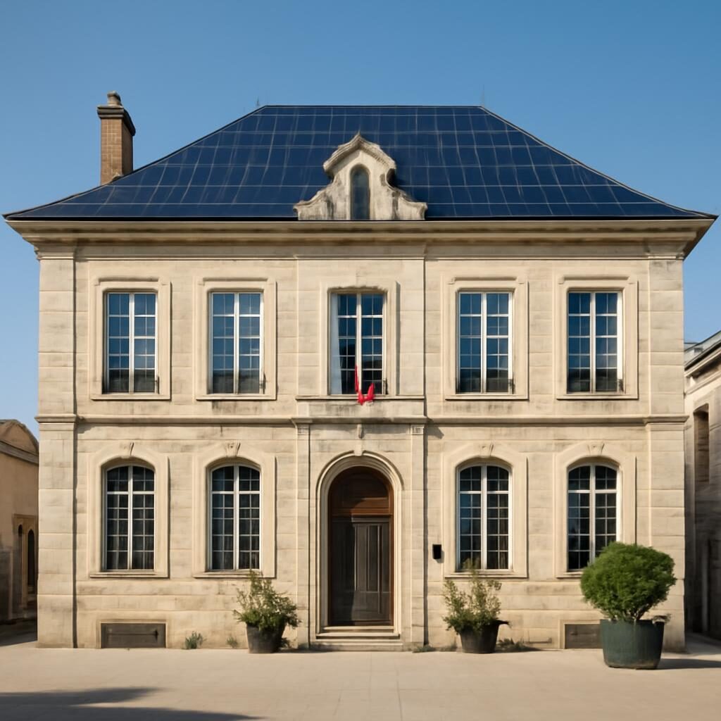 Bâtiment Bourg-en-Bresse panneaux solaires architecture