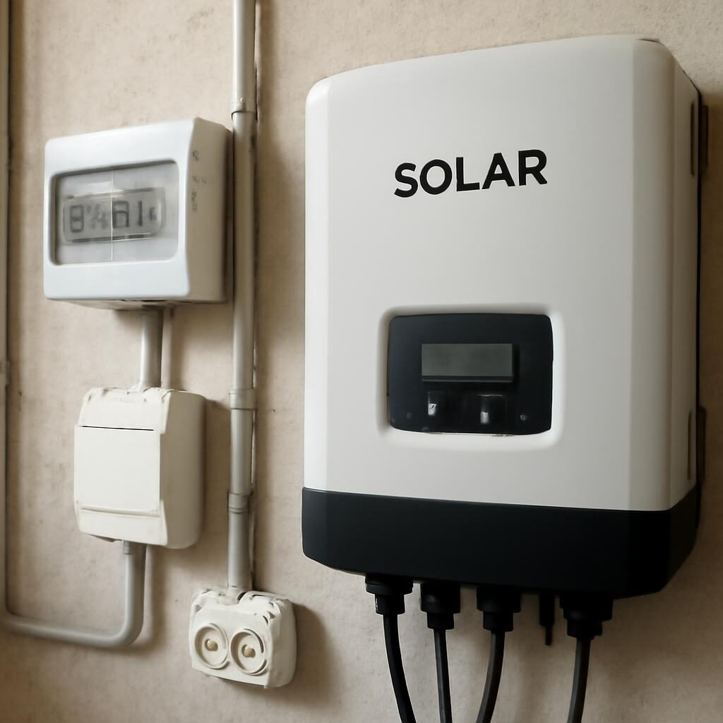 Onduleur solaire et installation électrique d'un kit 6000W